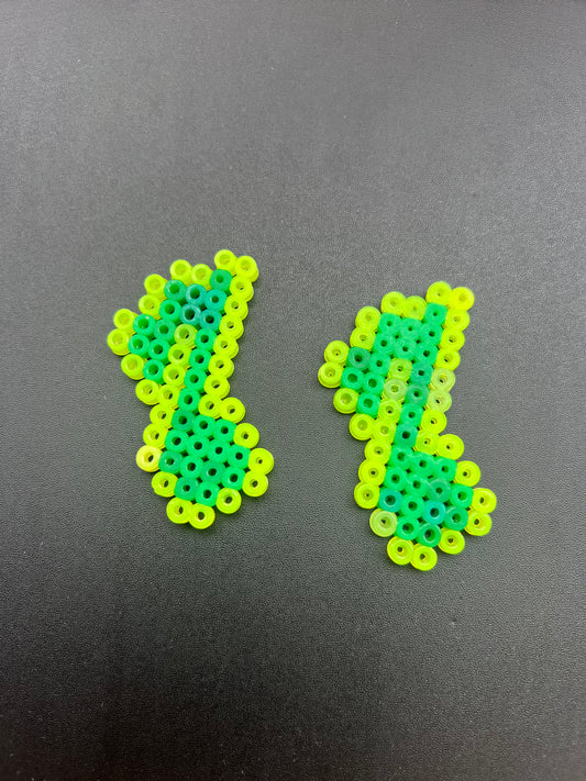 🎶 Pixel Eighth Note Earrings – Retro Music Vibes