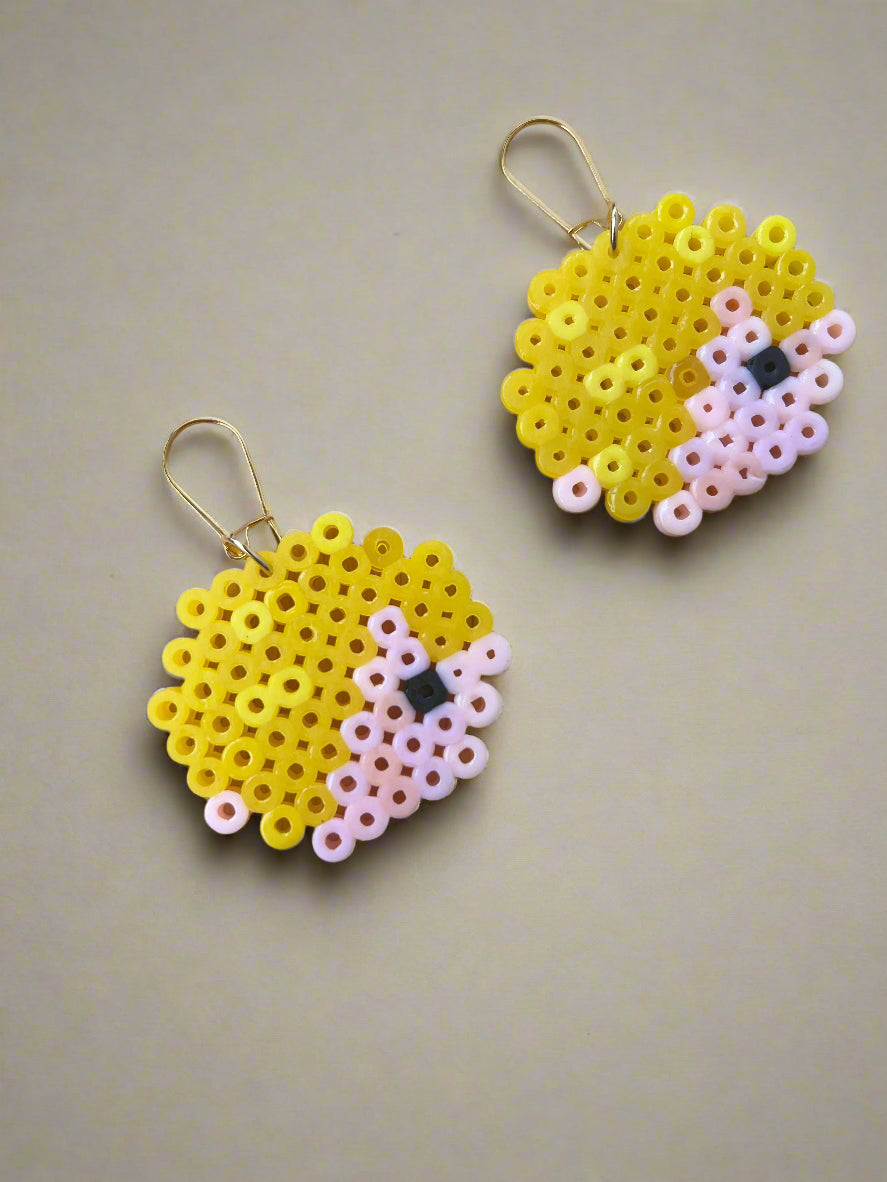 🔥  Pixel Sanji Earrings – Kicks, Style & Lovestruck Vibes